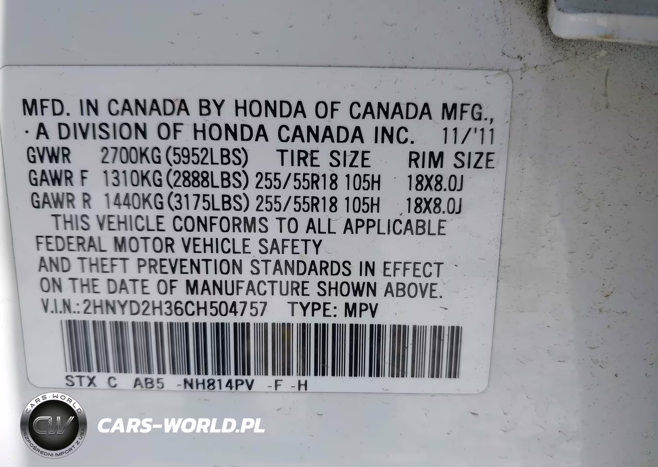 2012 Acura Mdx Technology Package VIN:2HNYD2H36CH504757 - 9