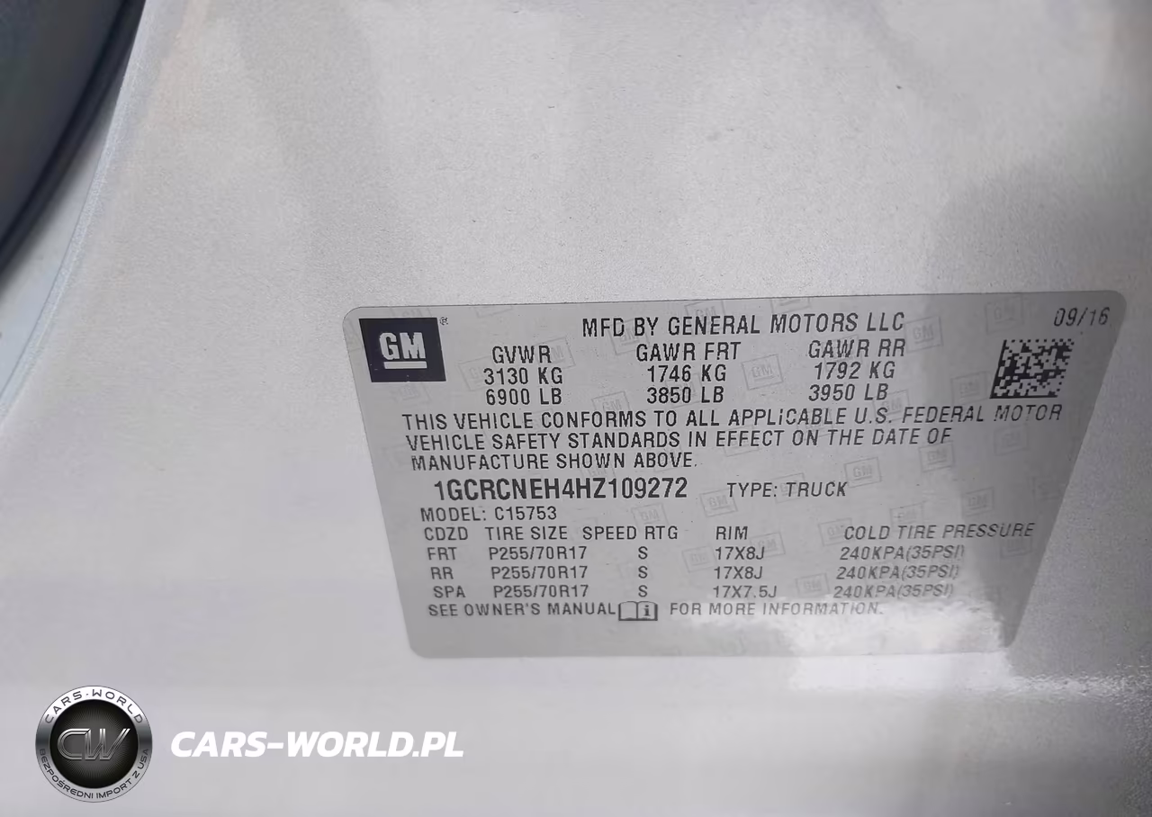 2017 Chevrolet Silverado 1500 Ls VIN:1GCRCNEH4HZ109272 - 9