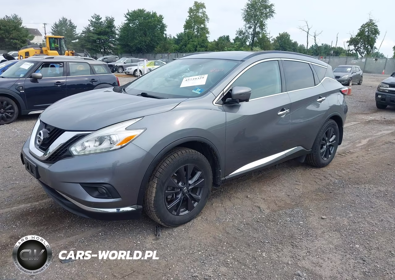 2017 Nissan Murano Sv VIN:5N1AZ2MH3HN180462 - 2