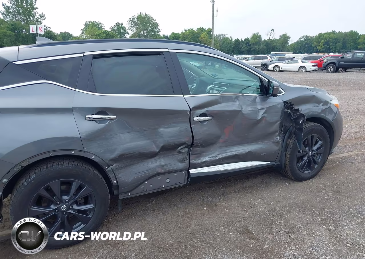 2017 Nissan Murano Sv VIN:5N1AZ2MH3HN180462 - 6