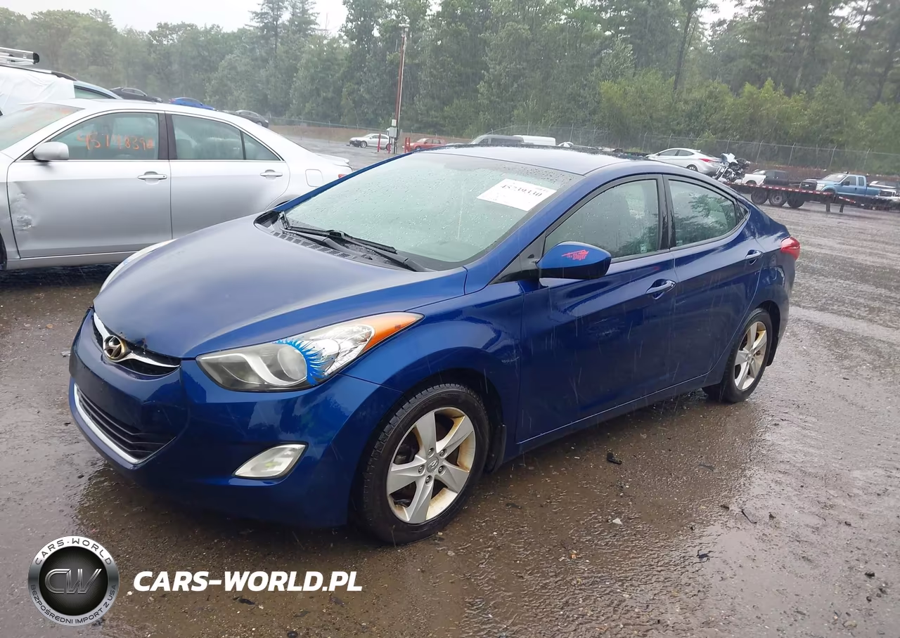 2013 Hyundai Elantra Gls VIN:KMHDH4AE1DU537482 - 2