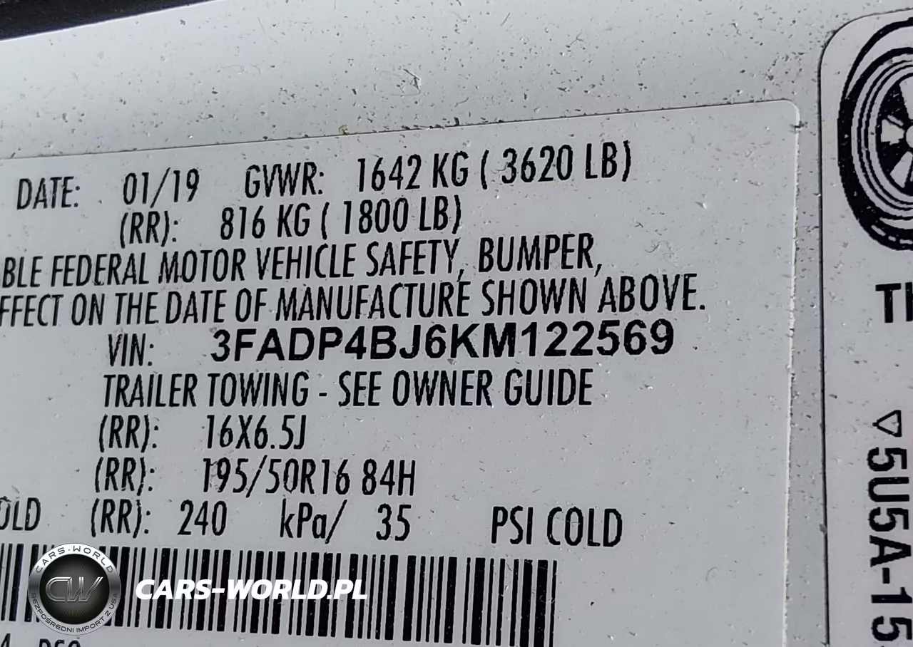 2019 Ford Fiesta Se VIN:3FADP4BJ6KM122569 - 9