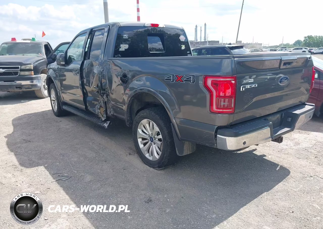 2015 Ford F-150 Lariat VIN:1FTFX1EG7FKD07857 - 3