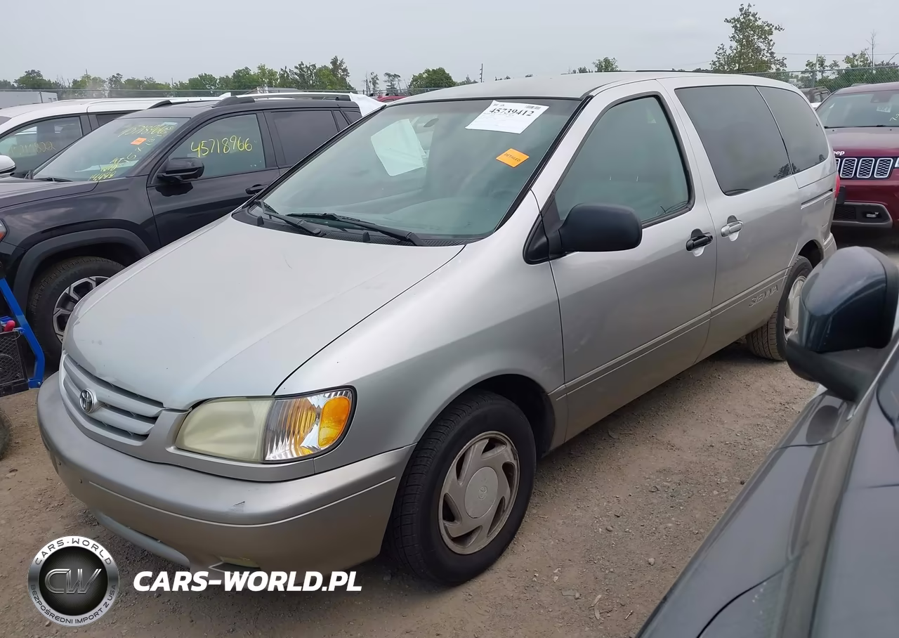 2002 Toyota Sienna Le VIN:4T3ZF13C42U485999 - 2