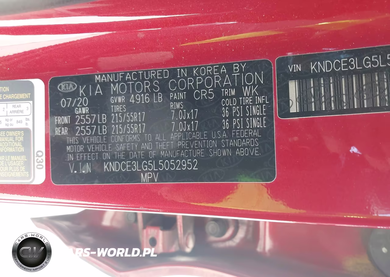 2020 Kia Niro Ev Ex Premium VIN:KNDCE3LG5L5052952 - 8