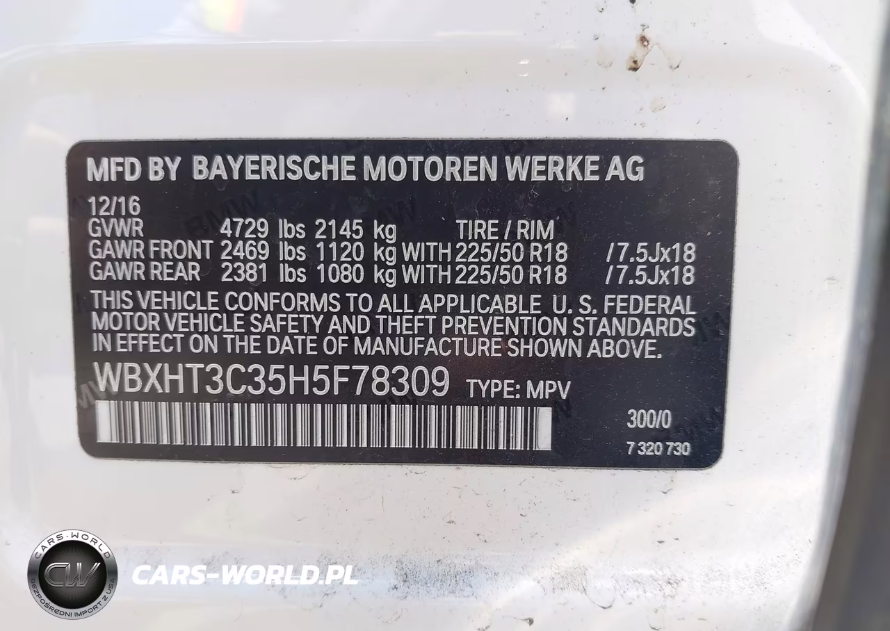 2017 BMW X1 xDrive28I VIN:WBXHT3C35H5F78309 - 9