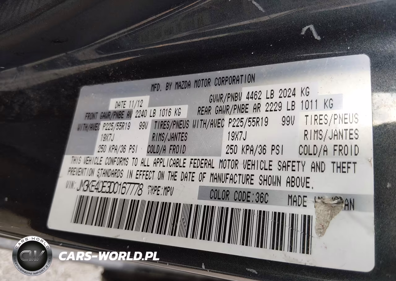 2013 Mazda Cx-5 Grand Touring VIN:JM3KE4DE3D0167778 - 9