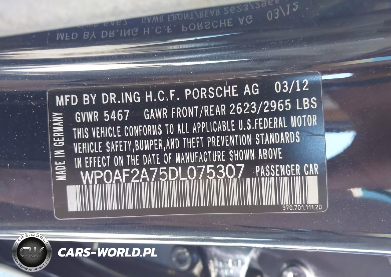 2013 Porsche Panamera Gts VIN:WP0AF2A75DL075307 - 9