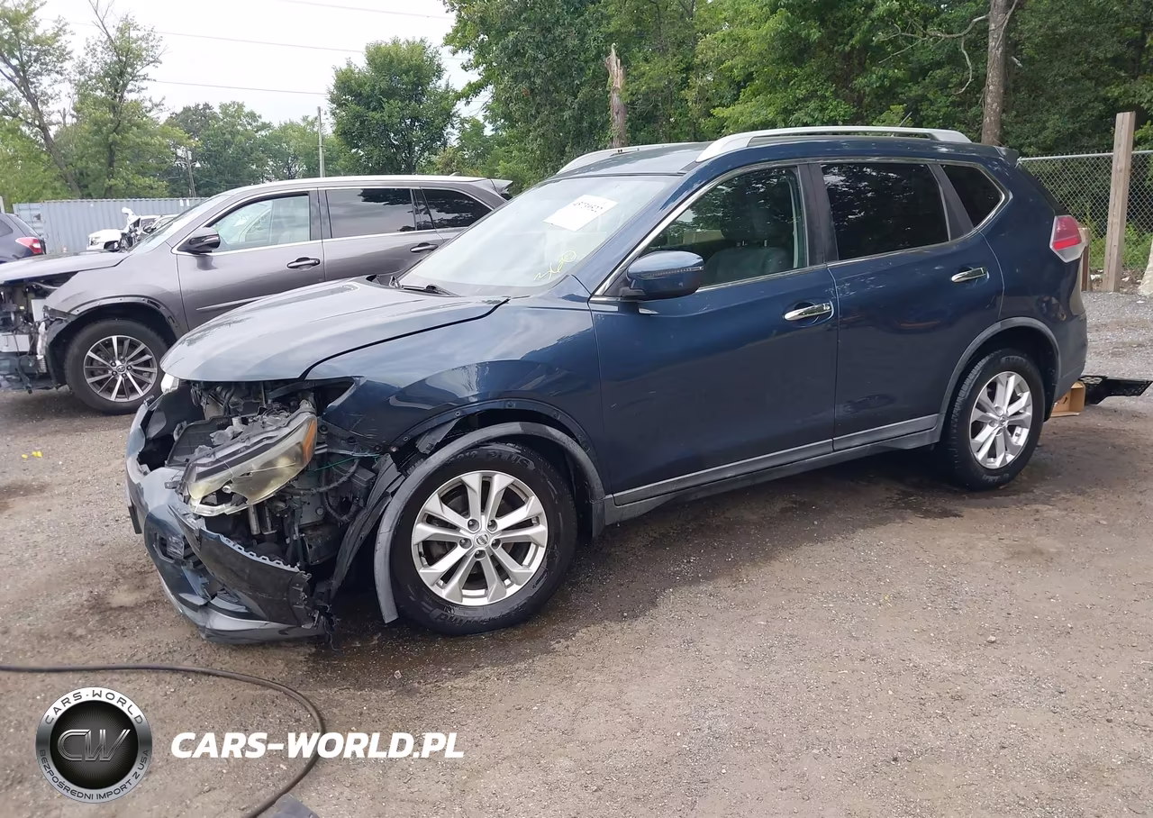 2016 Nissan Rogue Sv VIN:KNMAT2MV3GP653386 - 2