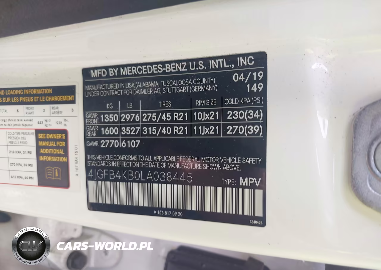 2020 Mercedes-Benz Gle 350 4Matic VIN:4JGFB4KB0LA038445 - 9