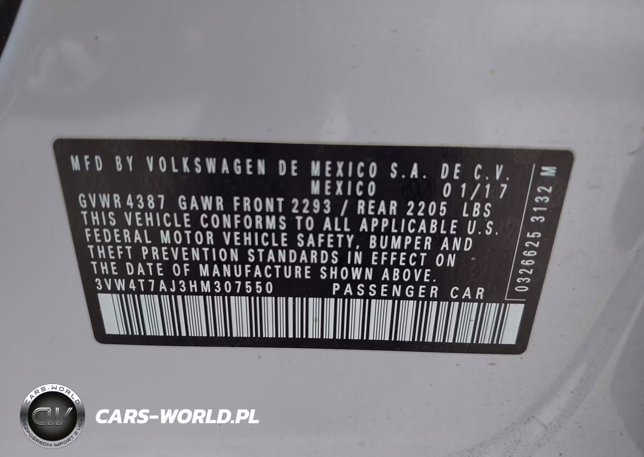2017 Volkswagen Jetta Gli VIN:3VW4T7AJ3HM307550 - 9
