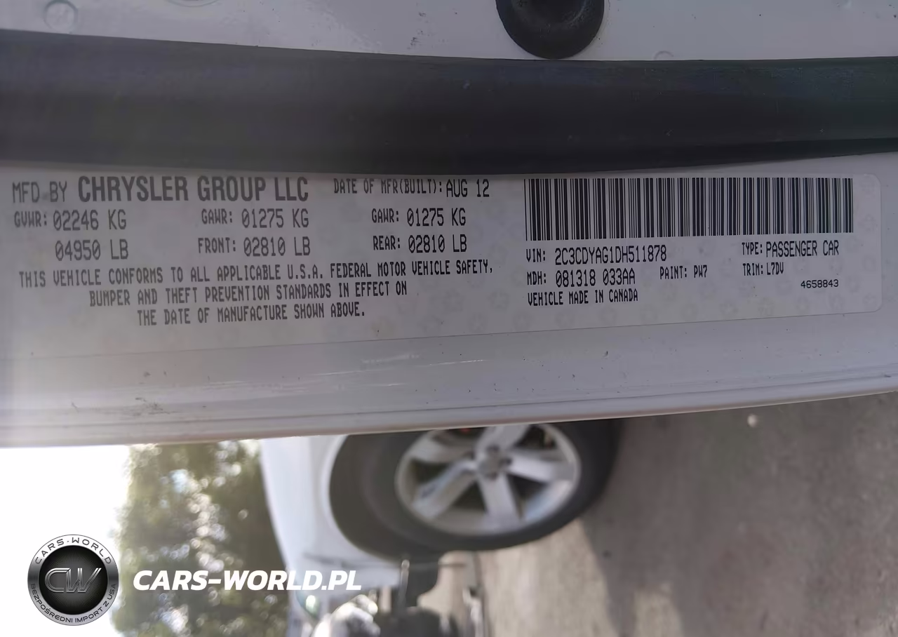 2013 Dodge Challenger Sxt VIN:2C3CDYAG1DH511878 - 9