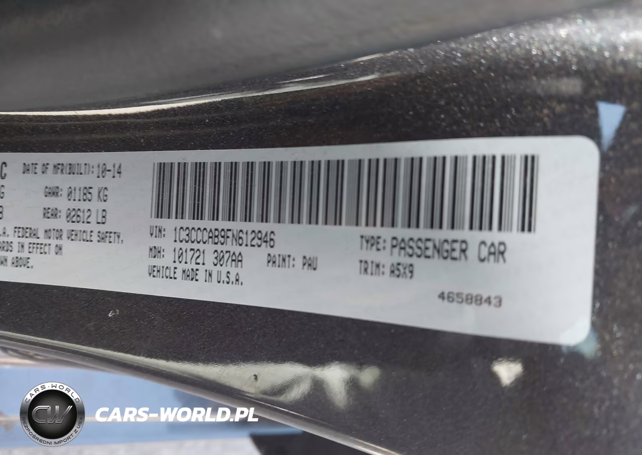 2015 Chrysler 200 Limited VIN:1C3CCCAB9FN612946 - 9