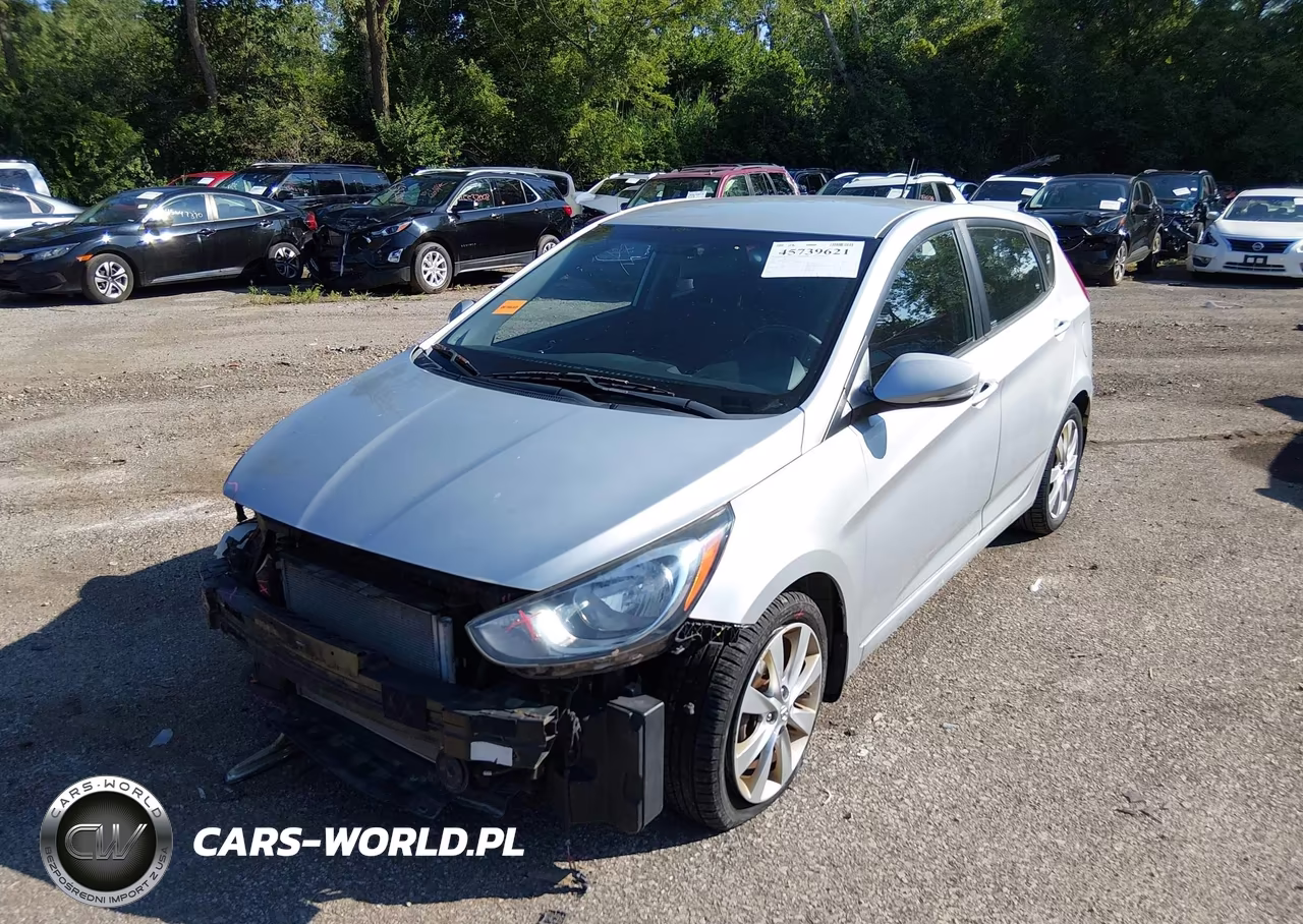 2013 Hyundai Accent Se VIN:KMHCU5AE3DU074807 - 2