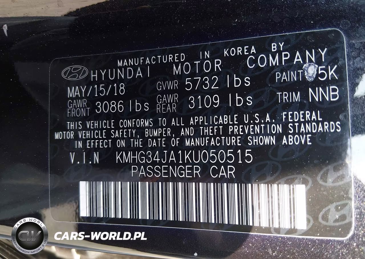 2019 Genesis G90 3.3T Premium VIN:KMHG34JA1KU050515 - 9