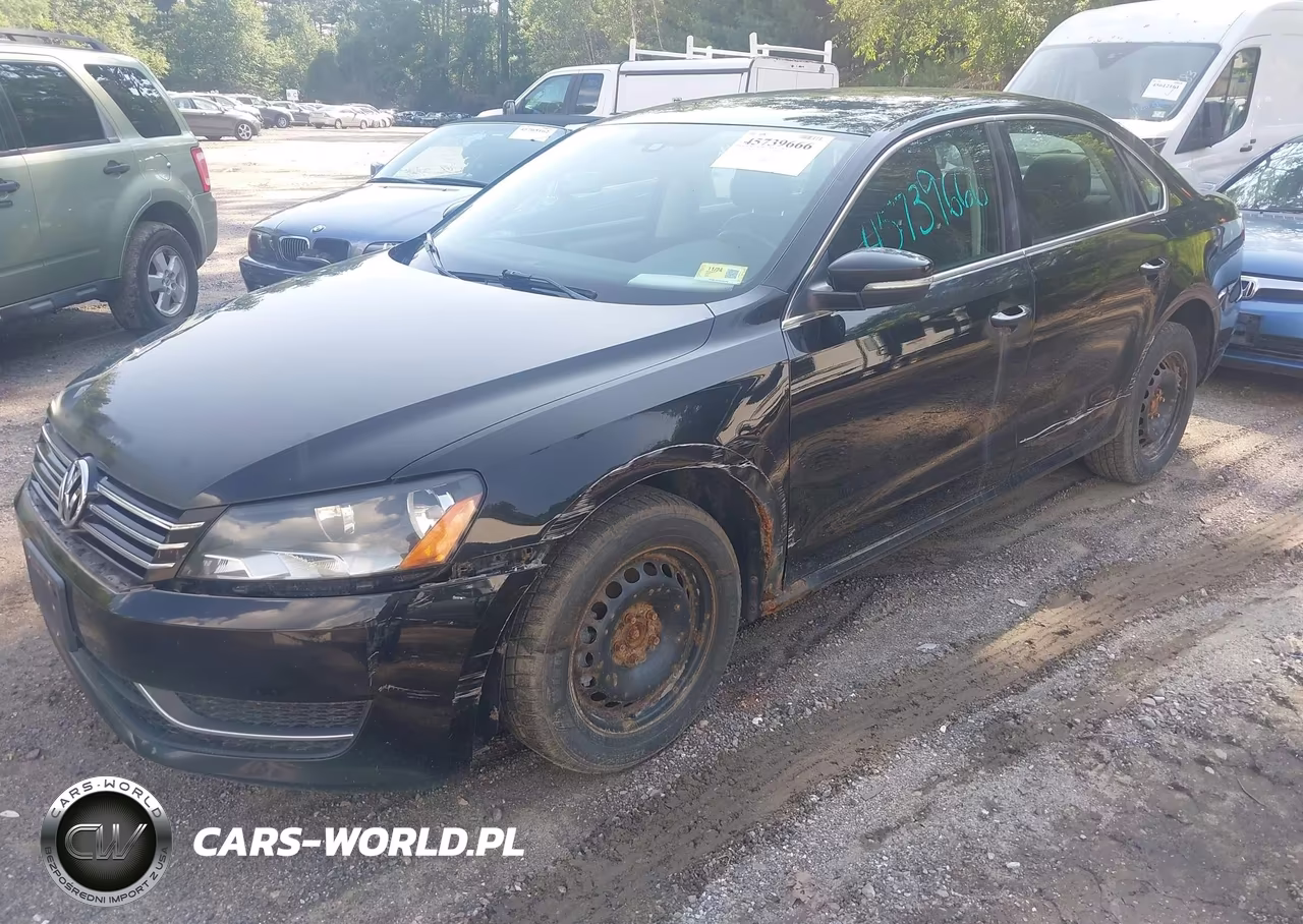 2013 Volkswagen Passat 2.5L Se VIN:1VWBP7A39DC043341 - 2