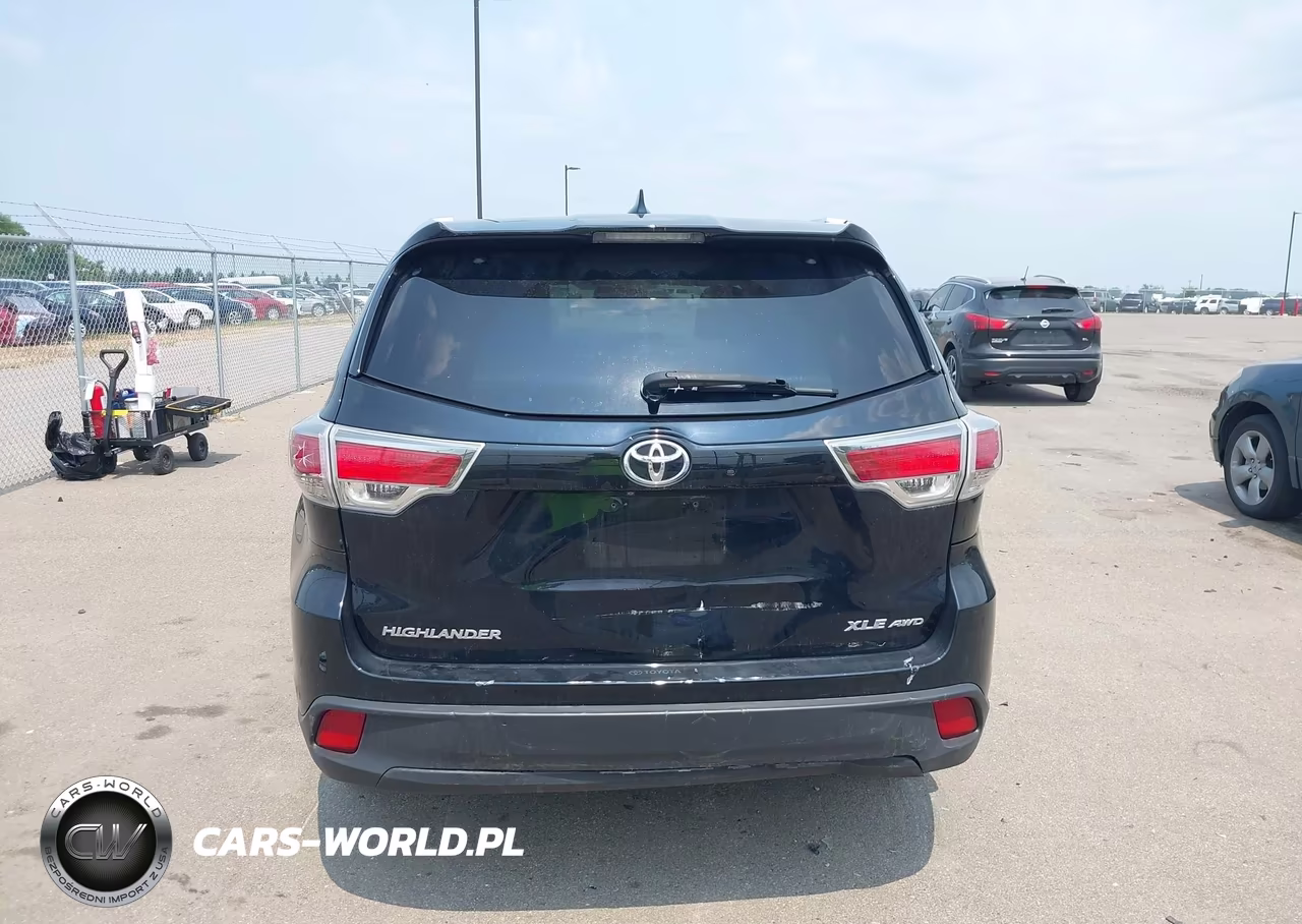 2015 Toyota Highlander Xle V6 VIN:5TDJKRFH9FS116318 - 16