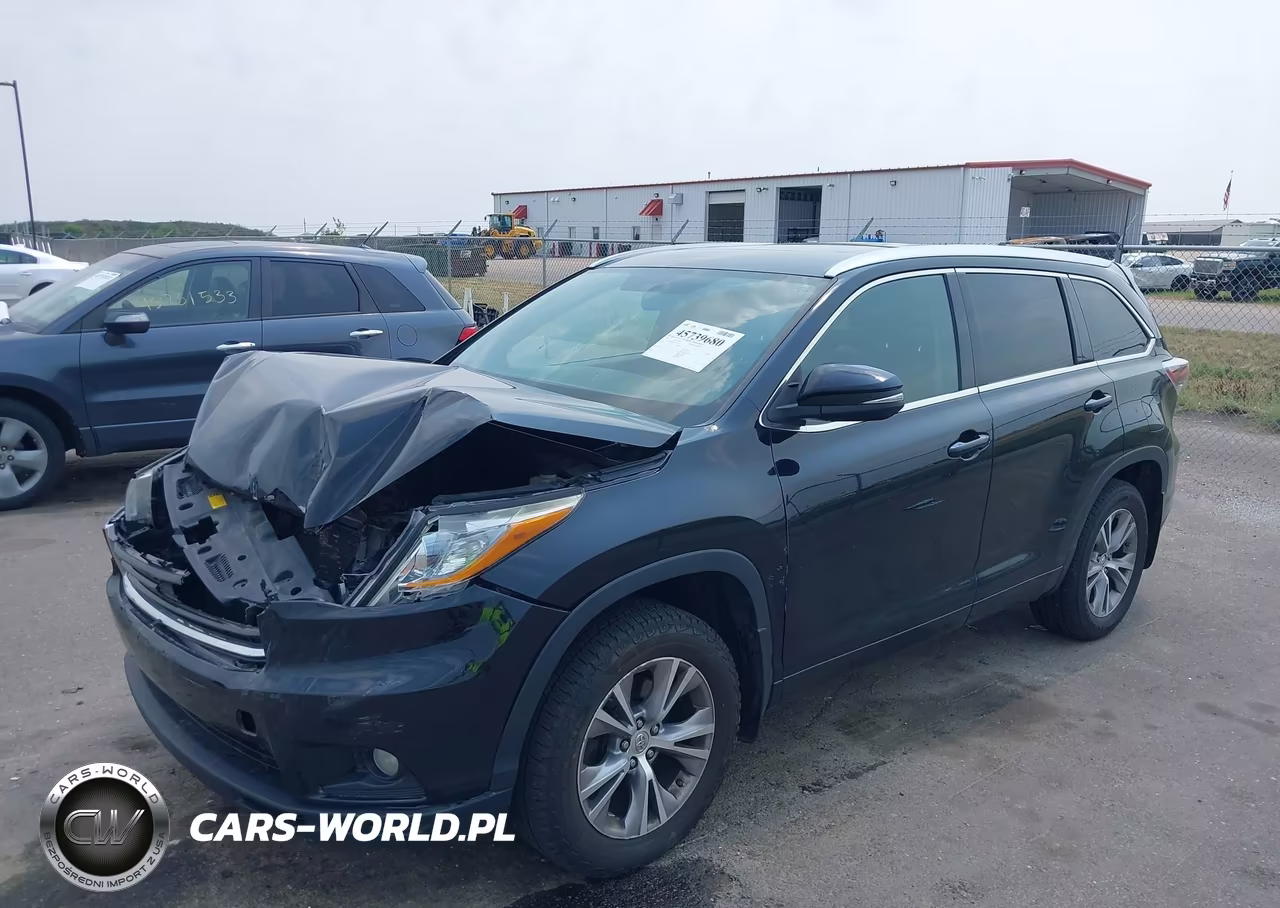 2015 Toyota Highlander Xle V6 VIN:5TDJKRFH9FS116318 - 2
