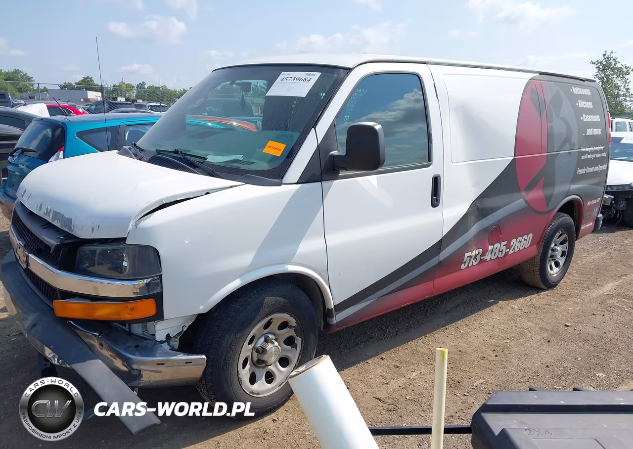 2013 Chevrolet Express 1500 Work Van VIN:1GCSGAFX7D1137368 - 2