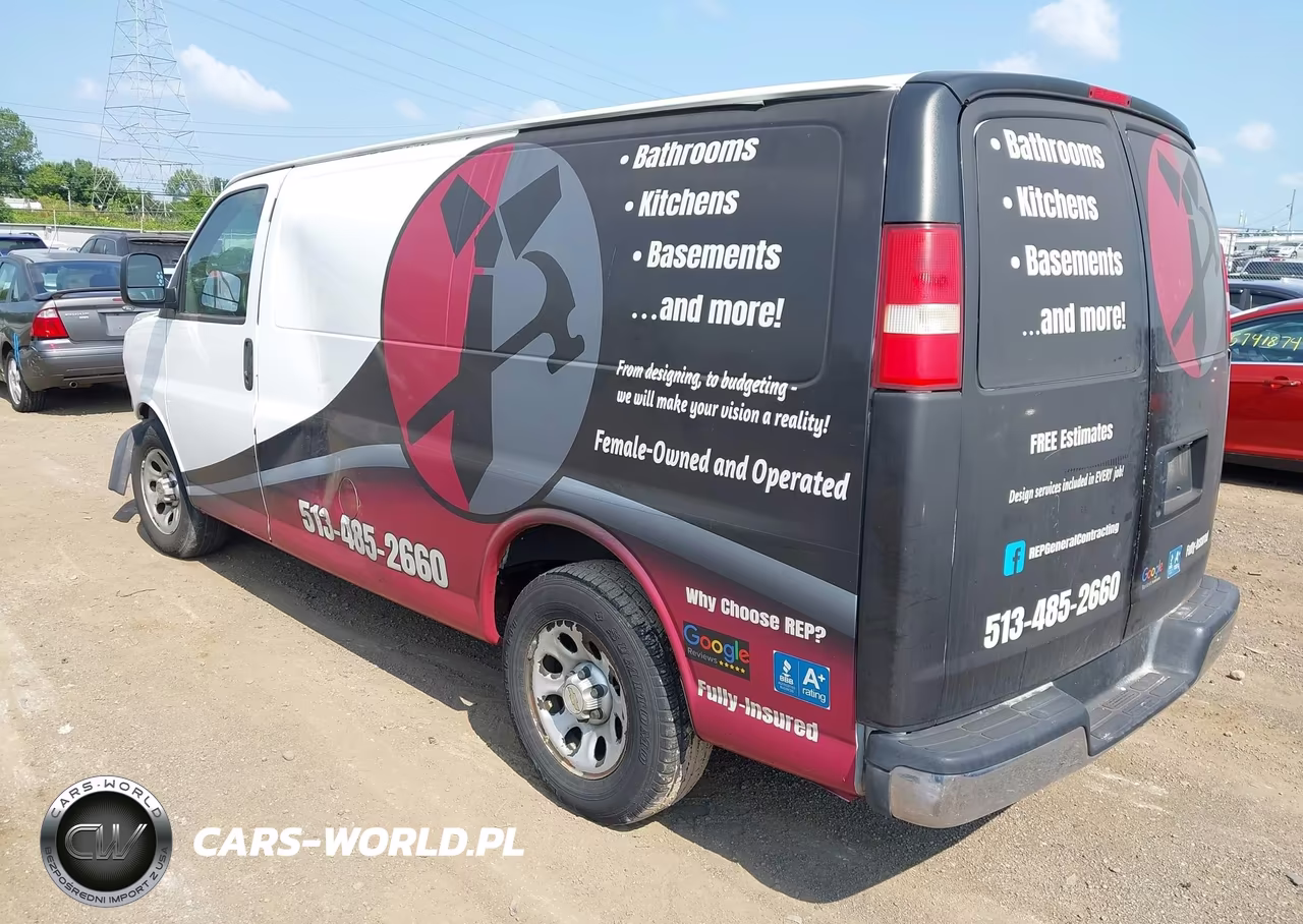 2013 Chevrolet Express 1500 Work Van VIN:1GCSGAFX7D1137368 - 3