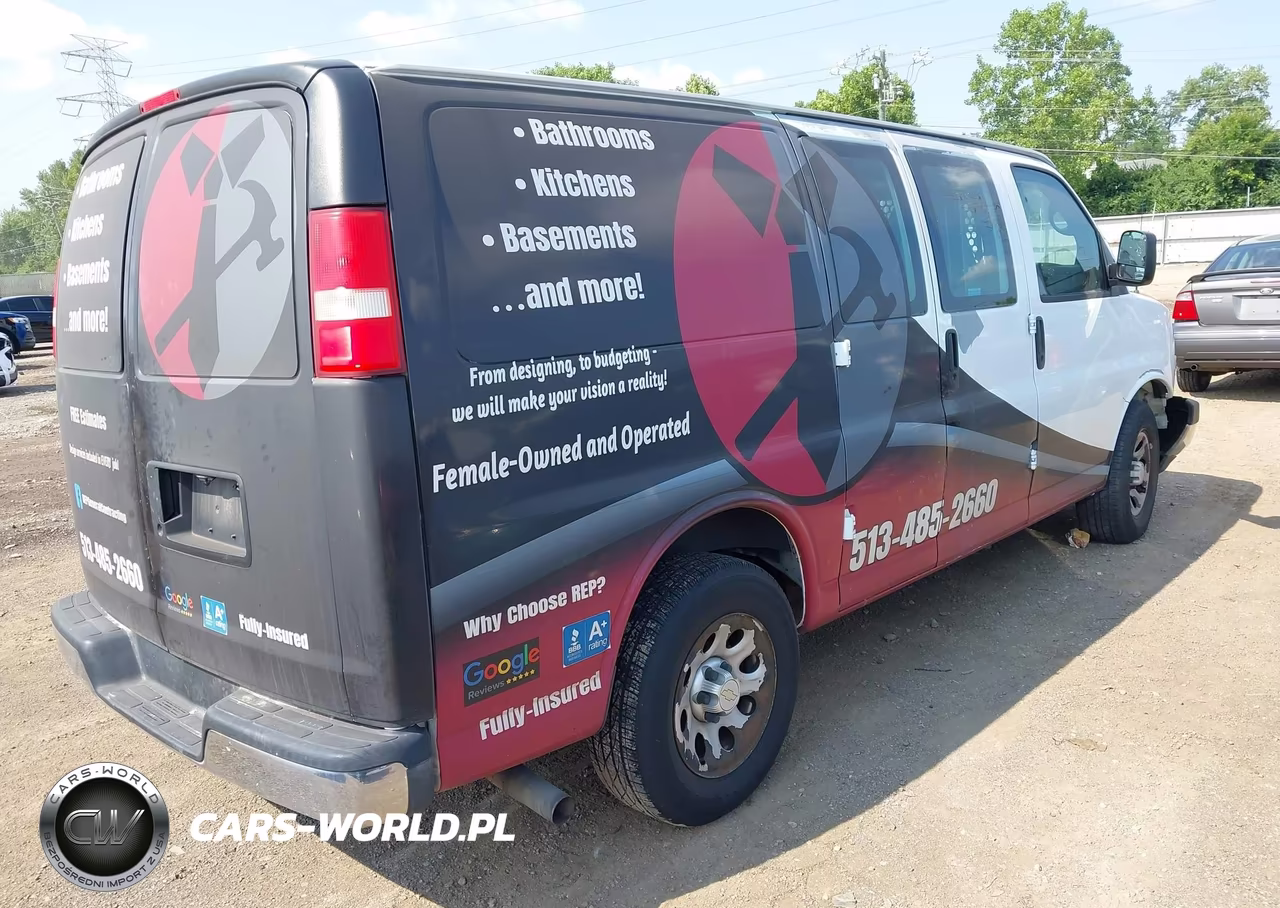 2013 Chevrolet Express 1500 Work Van VIN:1GCSGAFX7D1137368 - 4
