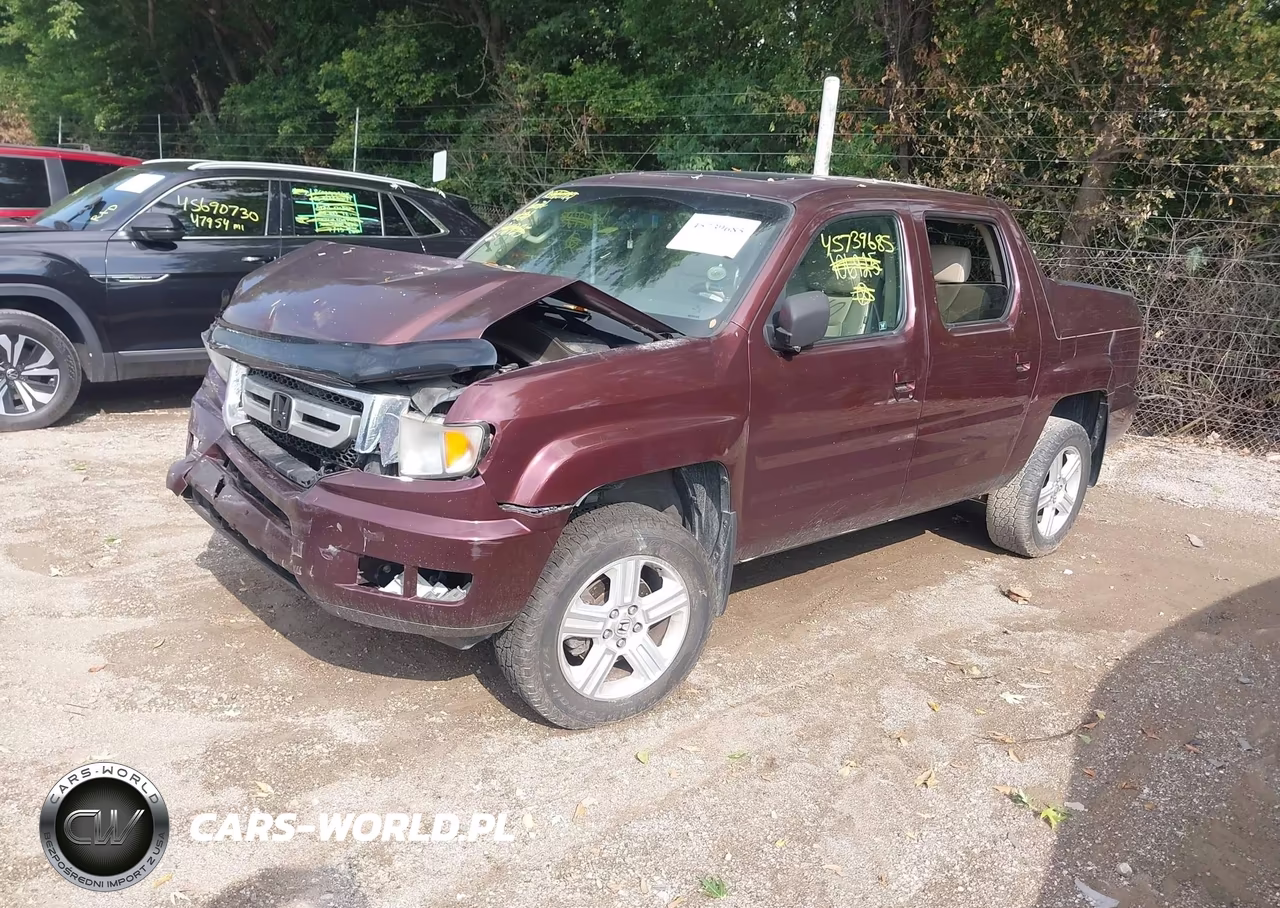 2009 Honda Ridgeline Rtl VIN:5FPYK16559B106925 - 2