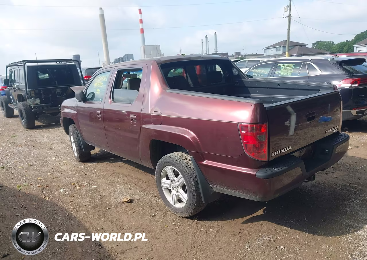 2009 Honda Ridgeline Rtl VIN:5FPYK16559B106925 - 3