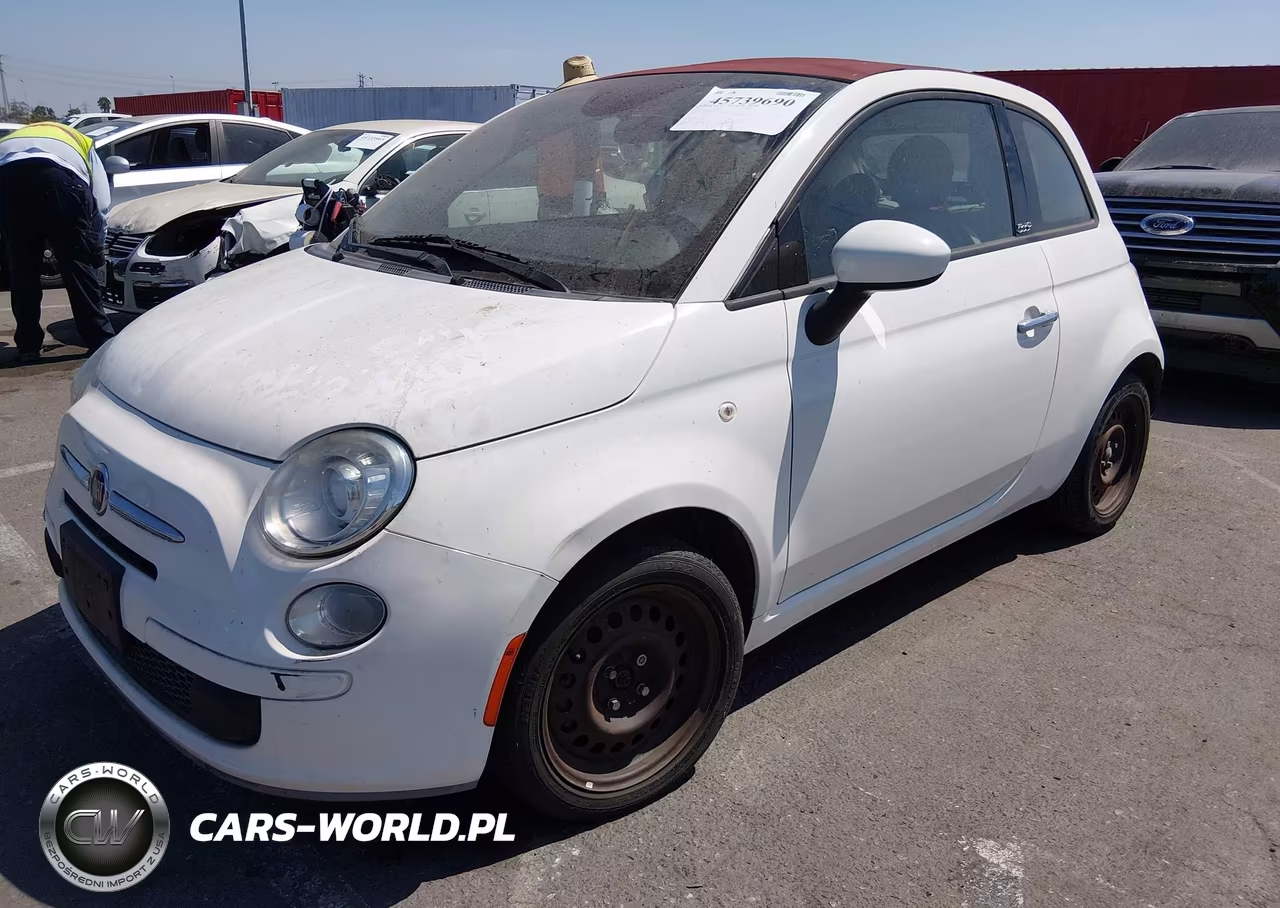 2013 Fiat 500C Pop VIN:3C3CFFDR9DT674376 - 2