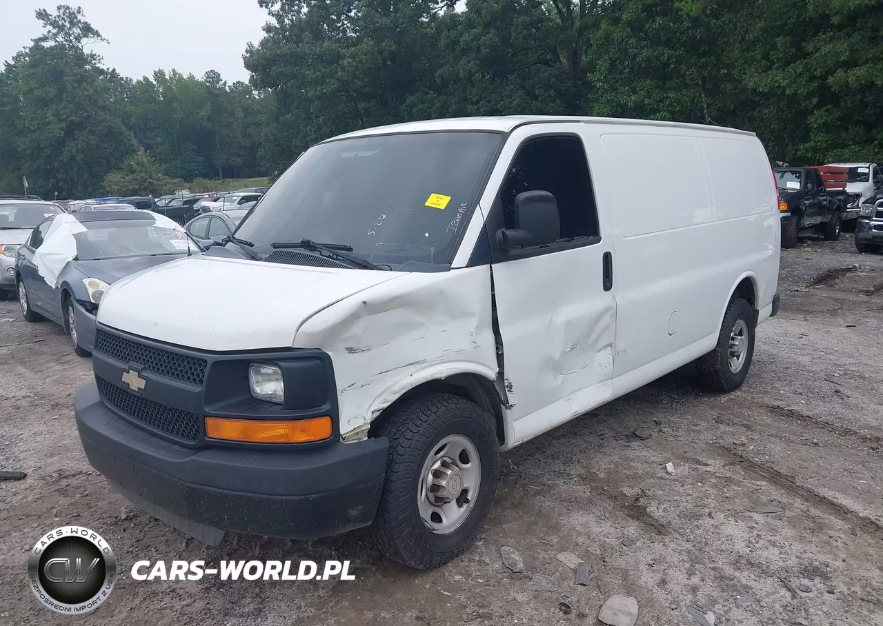 2013 Chevrolet Express 2500 Work Van VIN:1GCWGFCA0D1137582 - 2