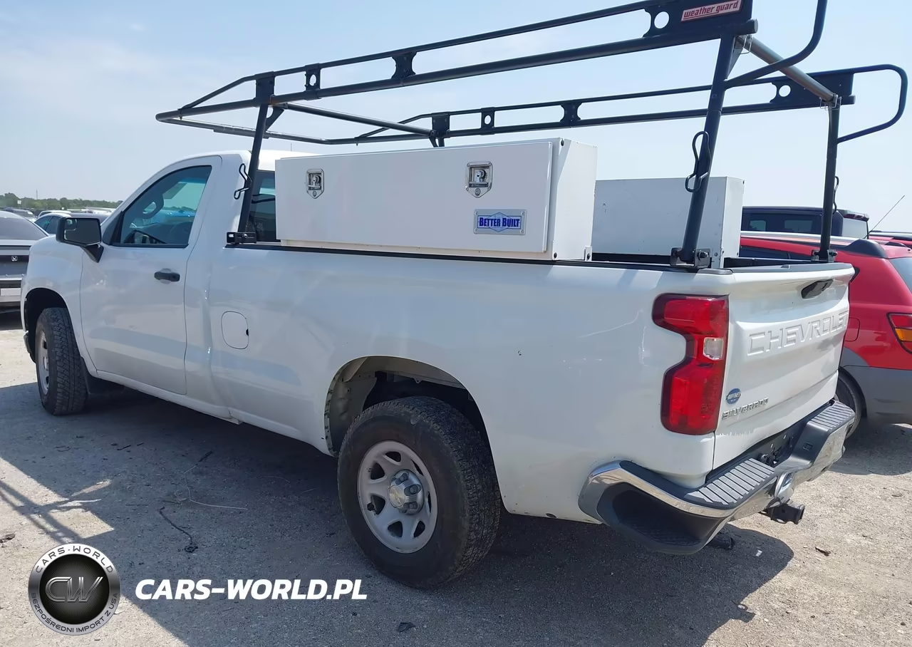 2021 Chevrolet Silverado 1500 2Wd Long Bed Wt VIN:3GCNWAEF3MG313990 - 3