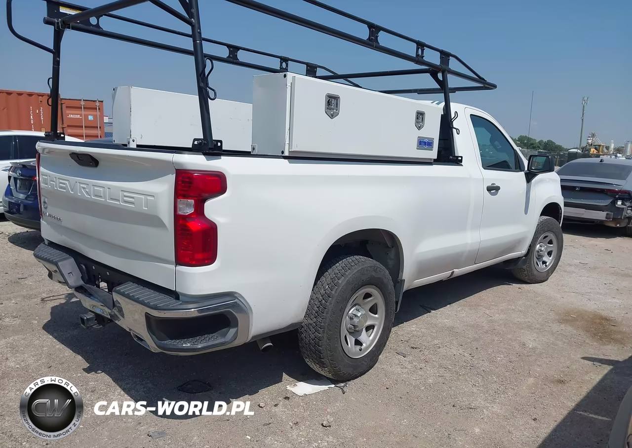 2021 Chevrolet Silverado 1500 2Wd Long Bed Wt VIN:3GCNWAEF3MG313990 - 4