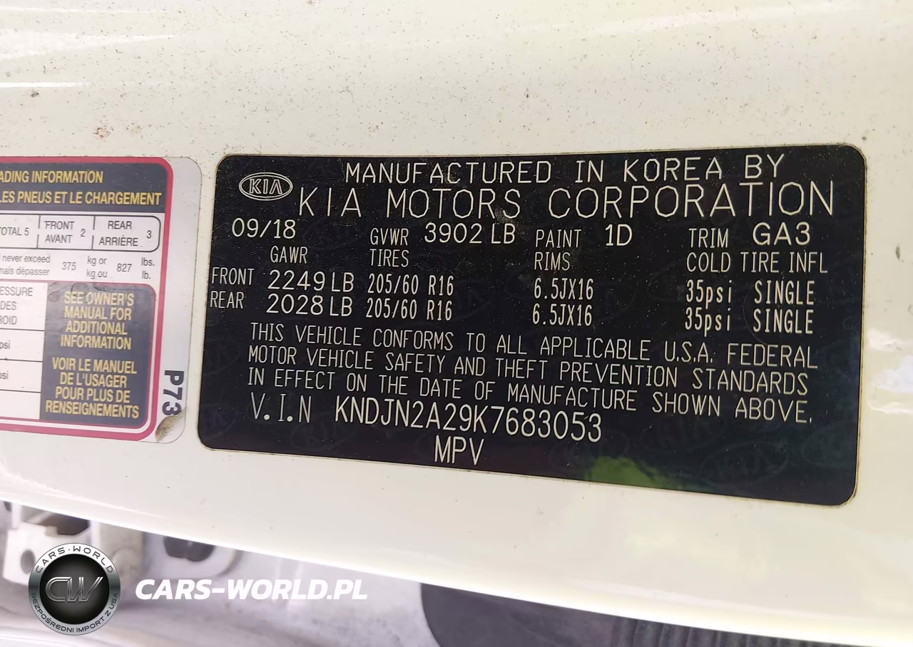 2019 Kia Soul VIN:KNDJN2A29K7683053 - 9