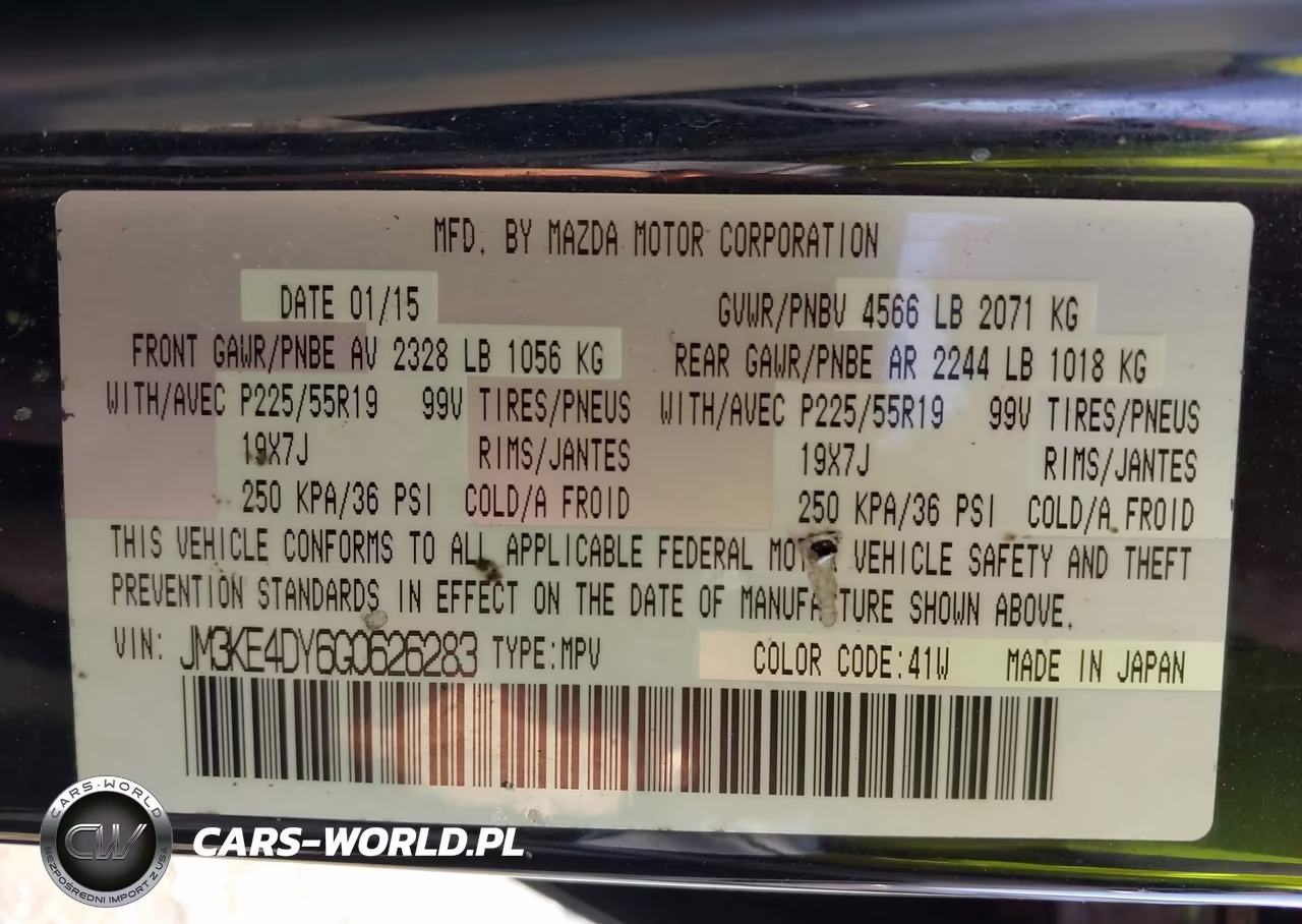 2016 Mazda Cx-5 Grand Touring VIN:JM3KE4DY6G0626283 - 9