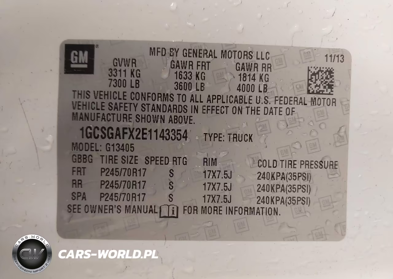 2014 Chevrolet Express 1500 Work Van VIN:1GCSGAFX2E1143354 - 9