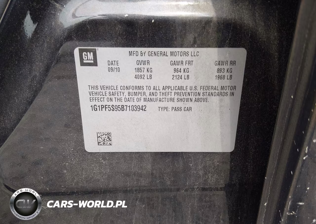 2011 Chevrolet Cruze 1Lt VIN:1G1PF5S95B7103942 - 9