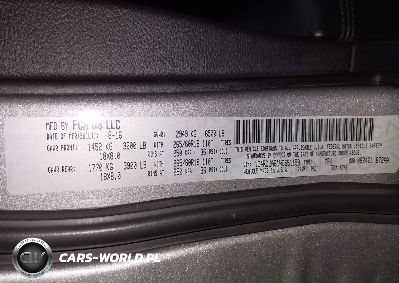 2017 Dodge Durango Sxt Awd VIN:1C4RDJAG1HC651158 - 9