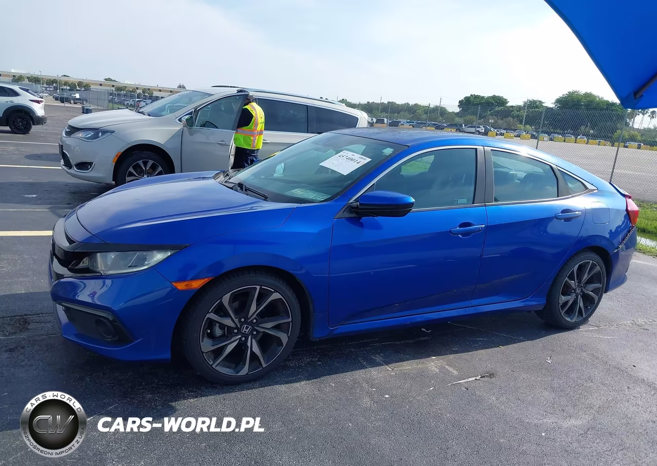 2019 Honda Civic Sport VIN:2HGFC2F84KH583117 - 14