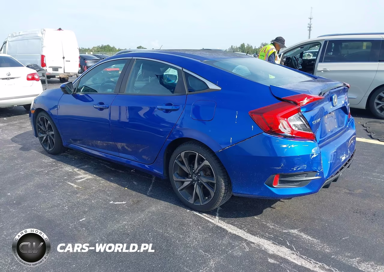 2019 Honda Civic Sport VIN:2HGFC2F84KH583117 - 3