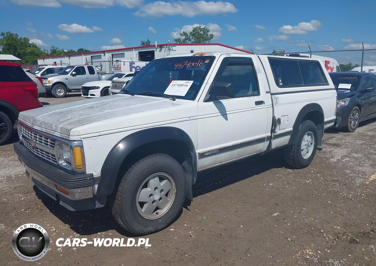 1991 Chevrolet S Truck S10 VIN:1GCCT14Z9M2137256 - 2