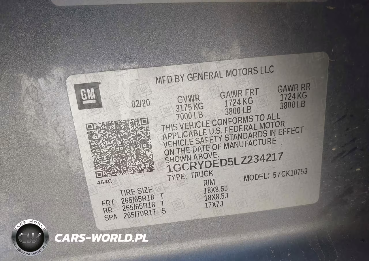 2020 Chevrolet Silverado 1500 4Wd Standard Bed Lt VIN:1GCRYDED5LZ234217 - 9