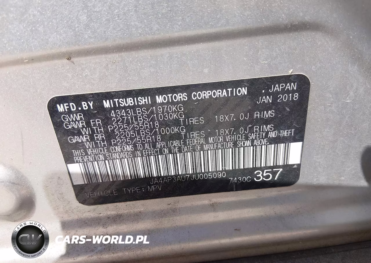2018 Mitsubishi Outlander Sport 2.0 Le VIN:JA4AP3AU7JU005090 - 9