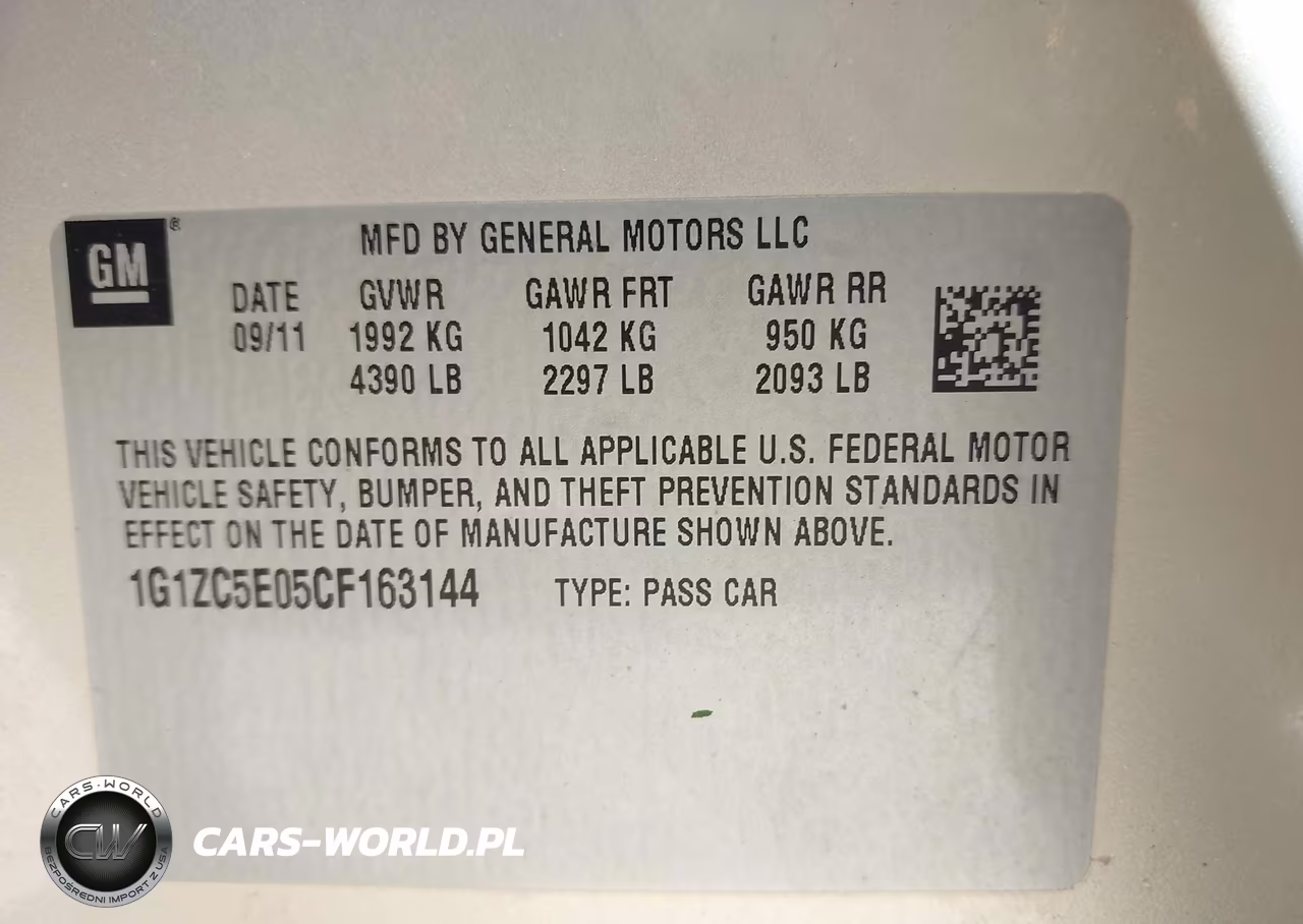2012 Chevrolet Malibu 1Lt VIN:1G1ZC5E05CF163144 - 9