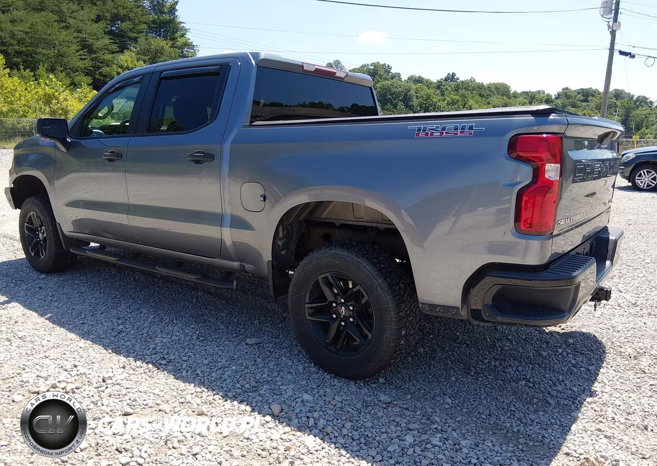 2021 Chevrolet Silverado 1500 4Wd Short Bed Custom Trail Boss VIN:1GCPYCEF3MZ254521 - 3