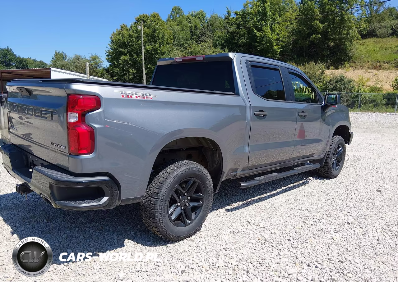 2021 Chevrolet Silverado 1500 4Wd Short Bed Custom Trail Boss VIN:1GCPYCEF3MZ254521 - 4