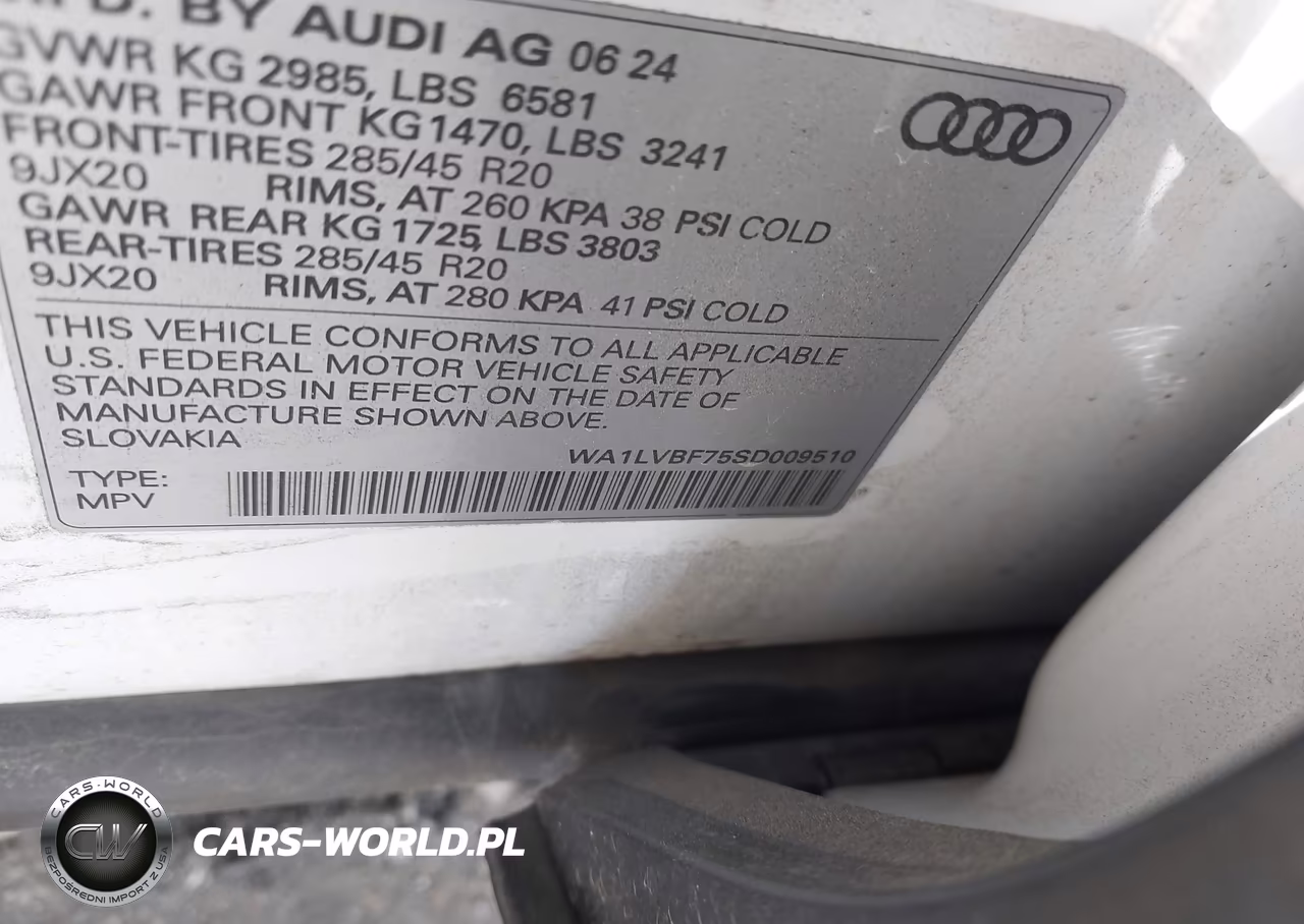 2025 Audi Q7 Premium Plus 55 Tfsi Quattro Tiptronic VIN:WA1LVBF75SD009510 - 9