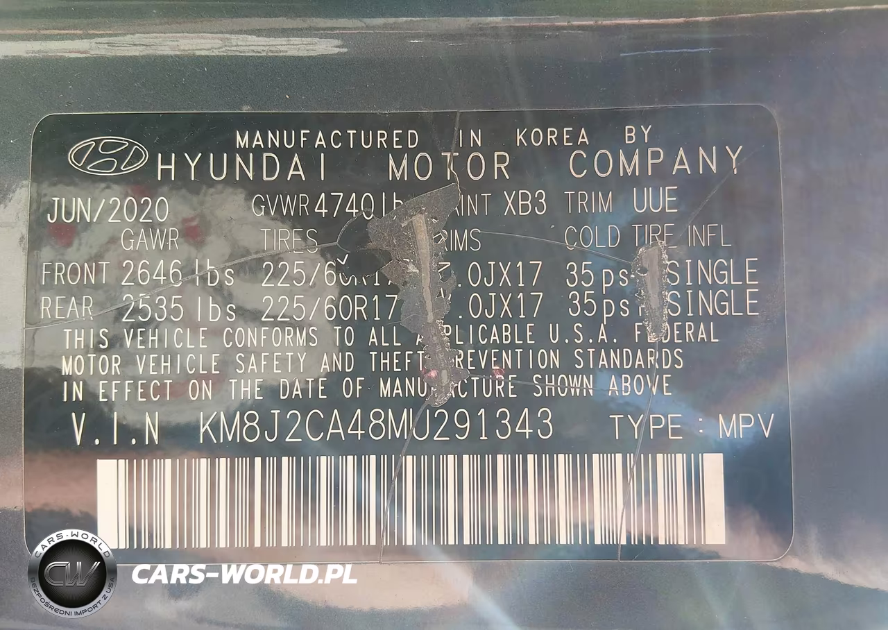 2021 Hyundai Tucson Se VIN:KM8J2CA48MU291343 - 9