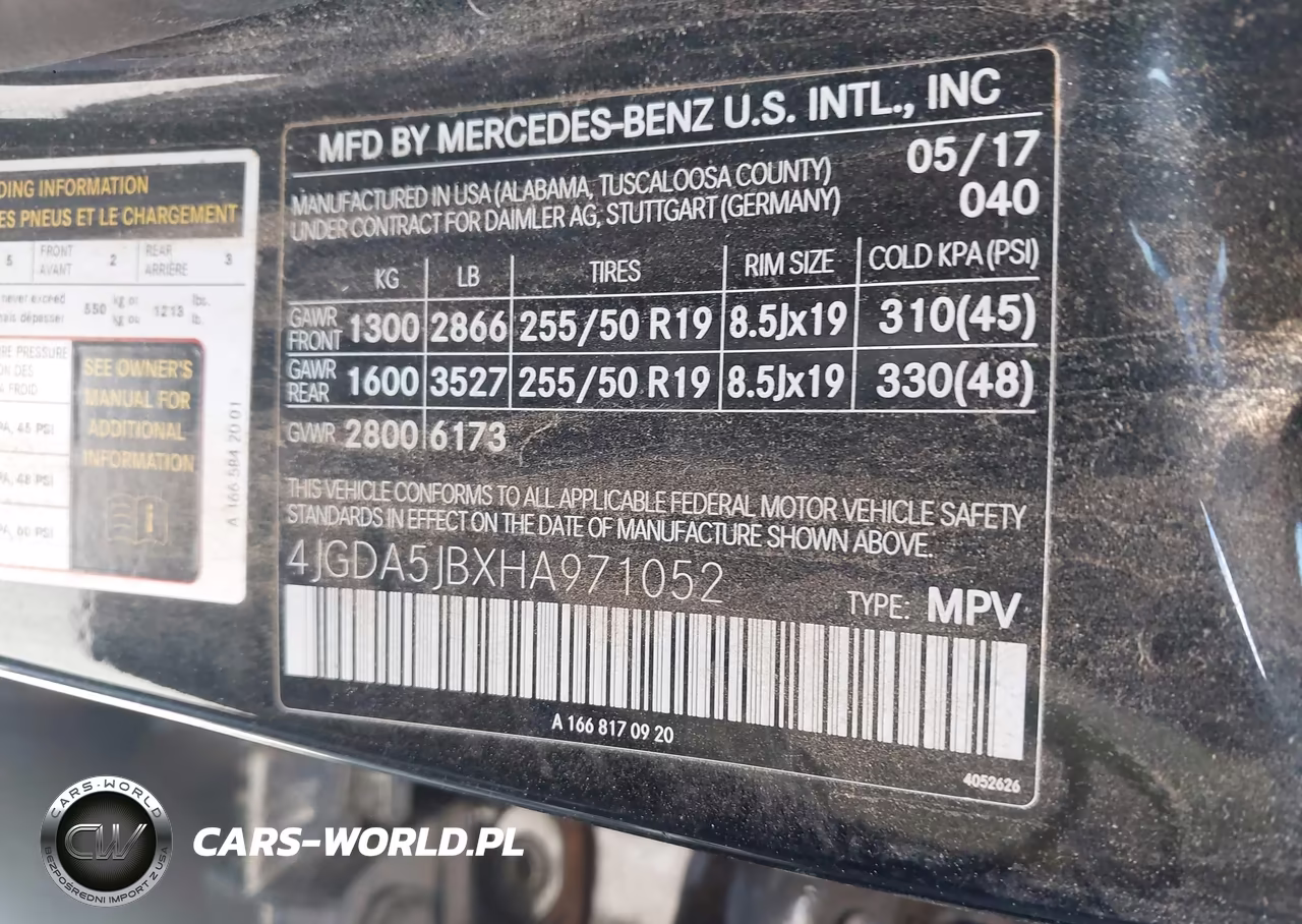 2017 Mercedes-Benz Gle 350 VIN:4JGDA5JBXHA971052 - 9