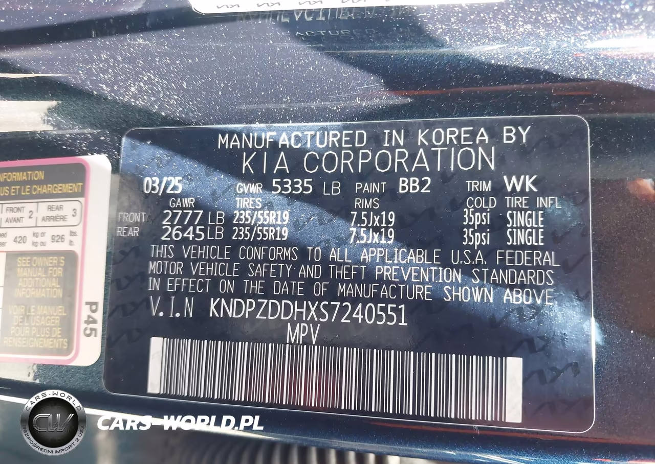 2025 Kia Sportage Plug-In Hybrid X-Line Prestige VIN:KNDPZDDHXS7240551 - 9