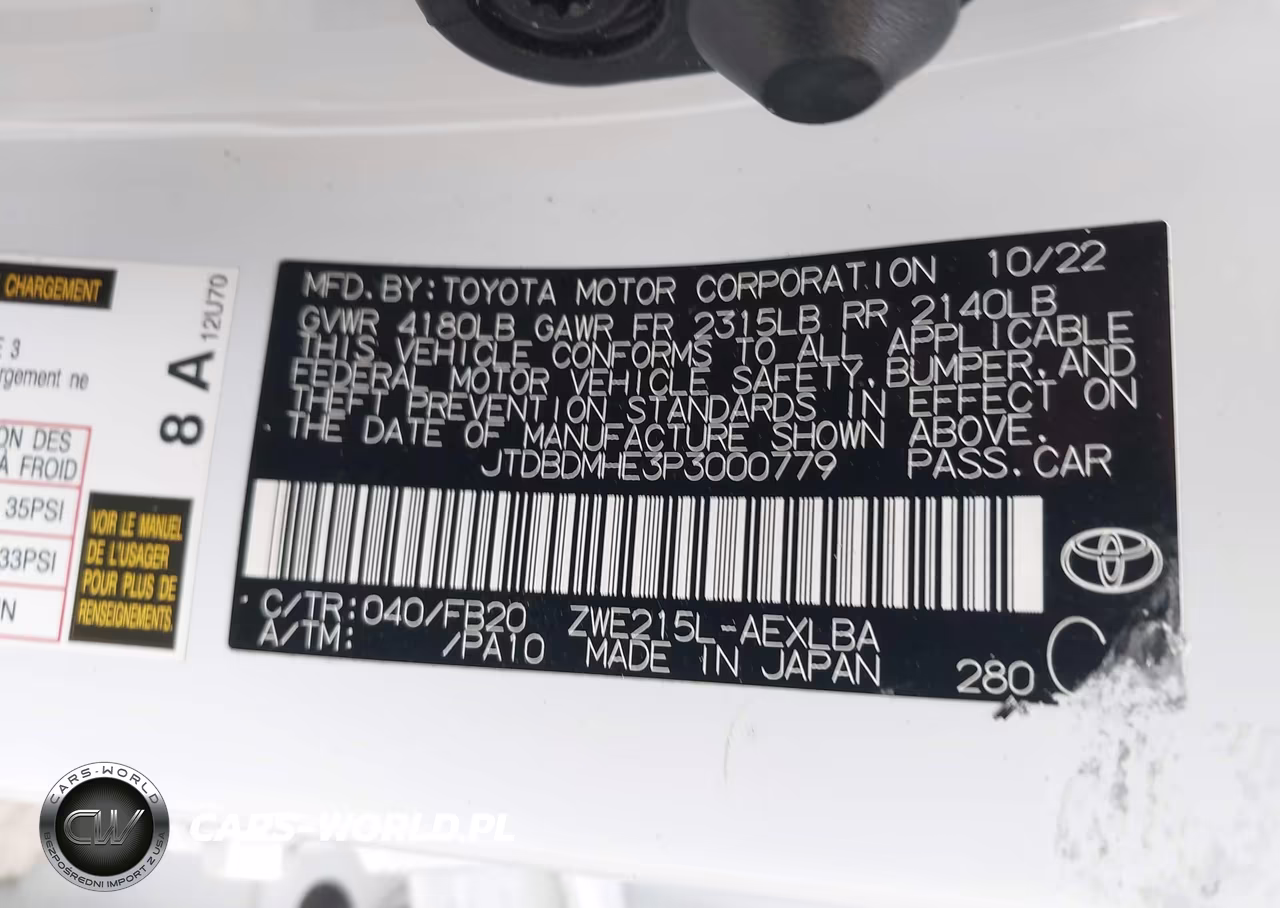 2023 Toyota Corolla Hybrid Le VIN:JTDBDMHE3P3000779 - 9