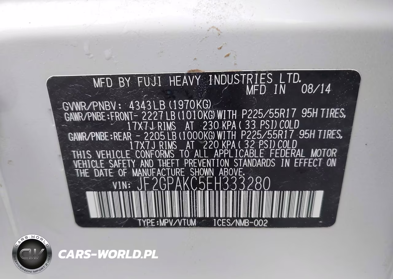 2014 Subaru Xv Crosstrek 2.0I Limited VIN:JF2GPAKC5EH333280 - 9